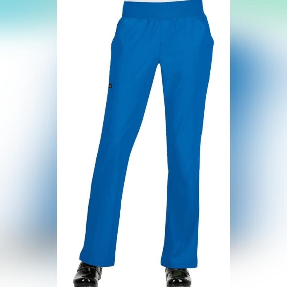 NWT KOI Basics 732 Laurie Women's Scrub Pant-royal blue